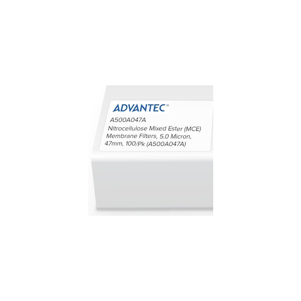 MCE Membrane Filters, 5.0um, 47mm, PK100